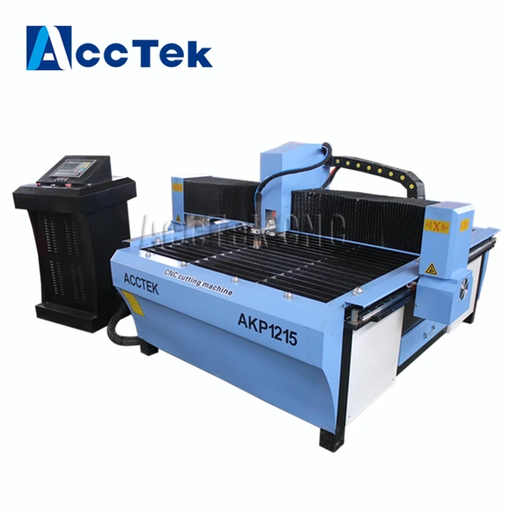 

Mini plasam cutting machine for ss, cs 1200x1500mm/ acctek cnc metal plasma cutter with Chinese plasma power 1212 1215
