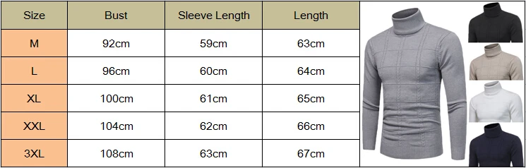 Mens Casual Slim Fit Pullover Sweater Knit Turtleneck Thermal Men's Merino Wool Turtleneck Sweater Classic Long Sleeve Pullover