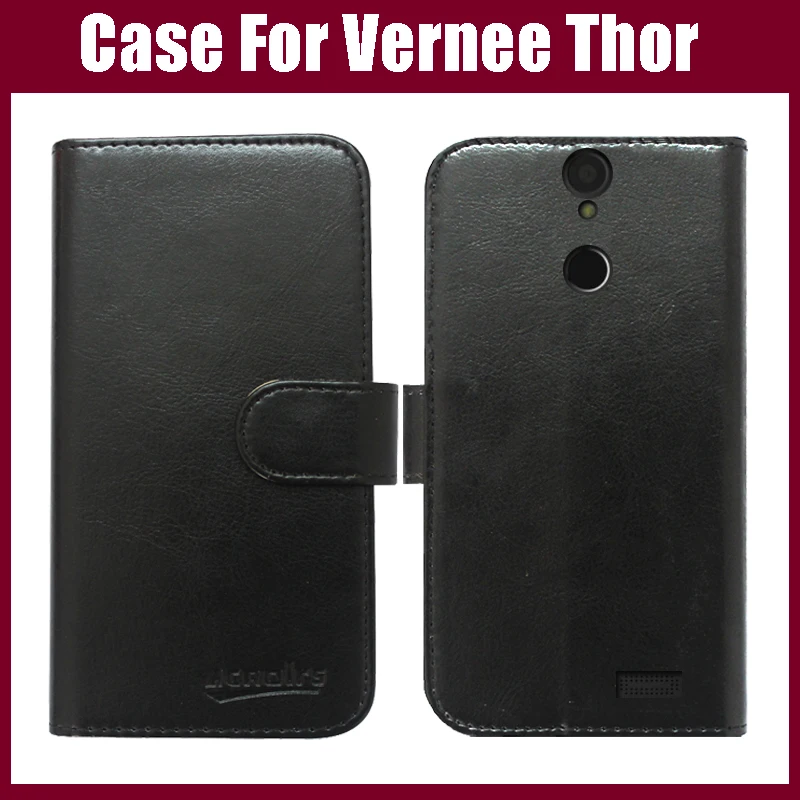 

Vernee Thor Case New Arrival 6 Colors High Quality Flip Leather Exclusive Protective Cover Case For Vernee Thor Case
