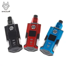 Original e electronic cigarette Snowwolf Squonk Vfeng kit RDA Vape Vaporizer Power by 21700/18650 Battery