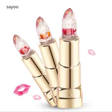 Красота оригинальная гелевая Цветочная помада ароматизаторы реагирует на температуру мазь для губ