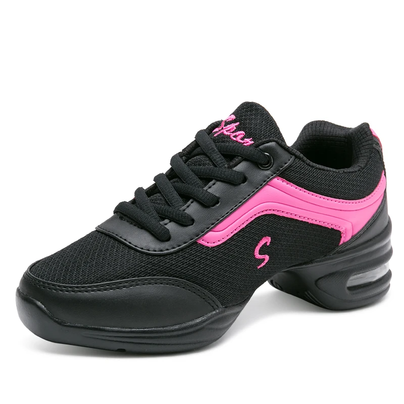 pink dance sneakers