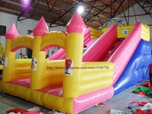 PVC tarpaulin double lane slip inflatable slide for sale/outdoor inflatable water slide for kids entertainment