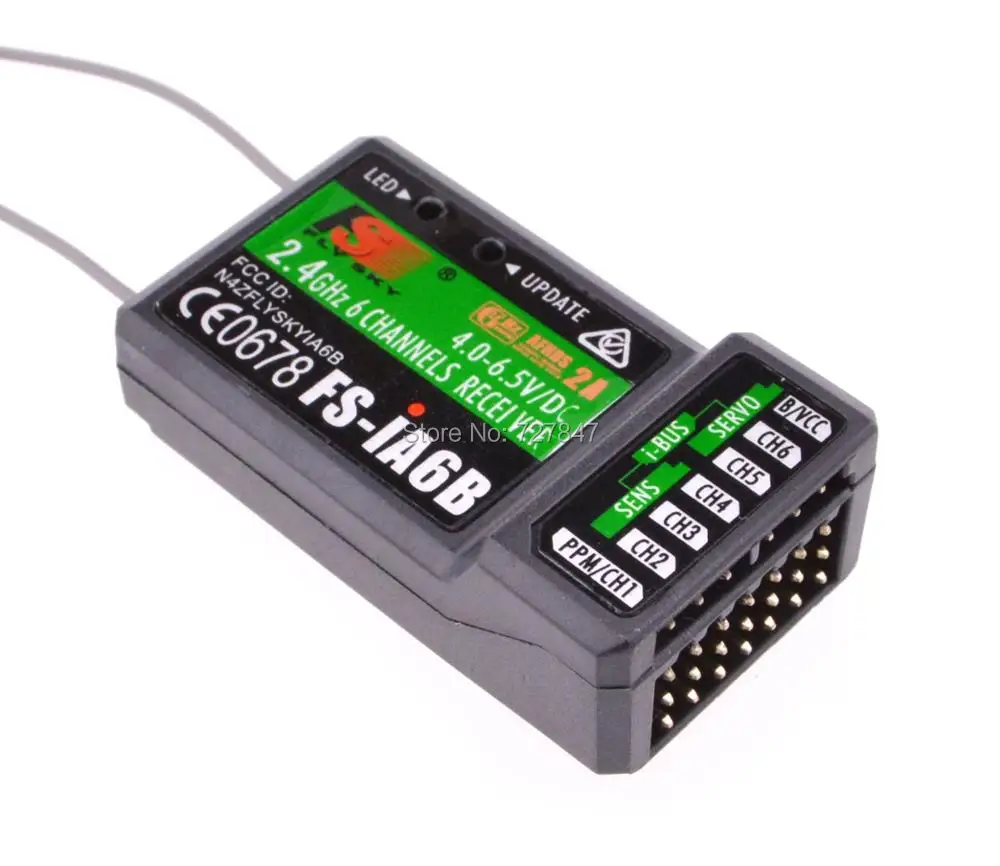Новейший Flysky 2 4G 6CH FS iA6B приемник PPM выход с портом iBus совместим i4 i6 i10 GT2E|ppm receiver|fs-ia6b