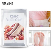 ROSALIND маска для ног педикюрные носки Отшелушивание ног маска для ног удаление омертвевшей кожи 2 шт = 1 пара Детокс патч крем маска для ног