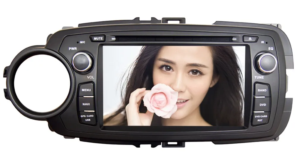 Discount 7" HD  4 Core Android 6.0 Car DVD GPS Radio Video Stereo Navigation Player for  Toyota Yaris 2012 2013 2014 2015 DVR TPMS 0