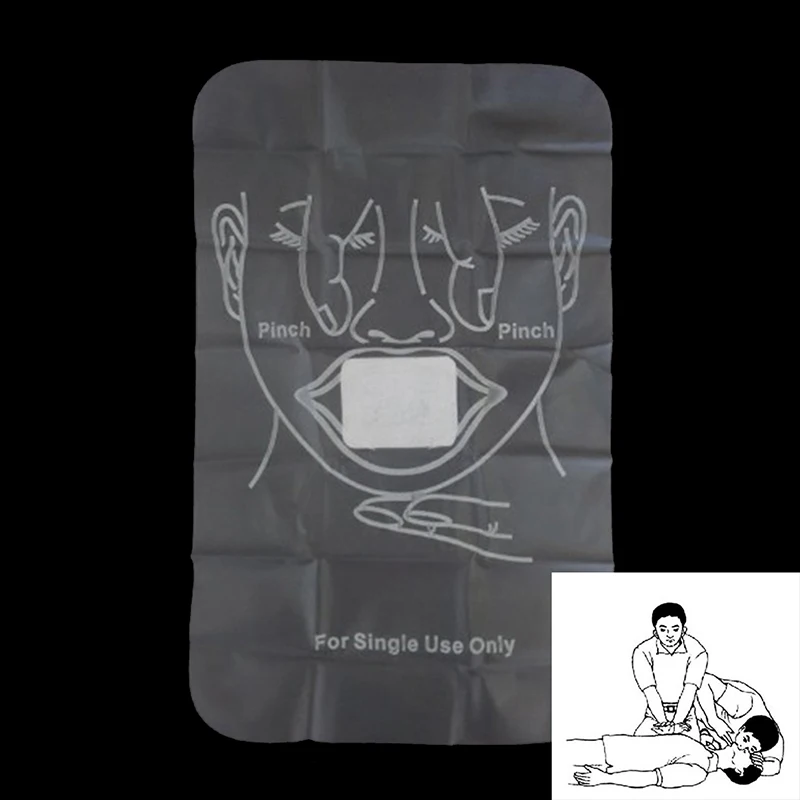 10 шт. профессиональной первой помощи PE маска мешок одноразовые для тренировок кулак помощи Rescue Kit для активного отдыха