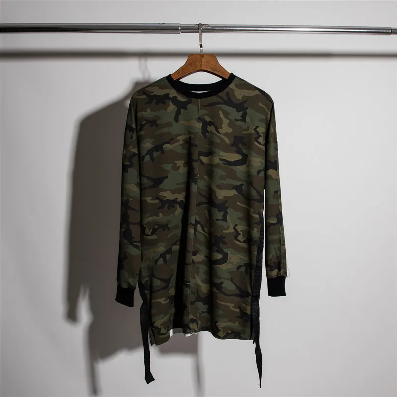 YouthCodes Safari Military Camouflage Sweatshirt Men Camo USA Army Justin Bieber FOG High Street Kanye West Season4 Hoodies Men