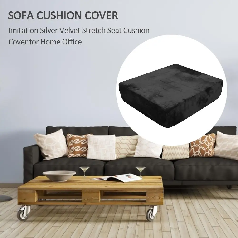 Домашний тканевый диван с имитацией серебристой лисы, набор подушек, набор эластичных подушек, все включено, предметы домашнего обихода