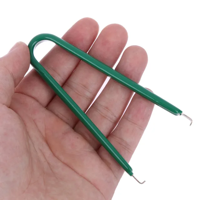Brand U Type IC Chip Extractor ROM Extraction Tool DIP Encapsulation Stainless Steel Green Clip Extraction Tool
