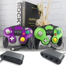 Для NGC проводной джойстик USB Вибрационный амортизатор джойстик для nintendo Gamecube проводной геймпад для NGC GC PC Аксессуары