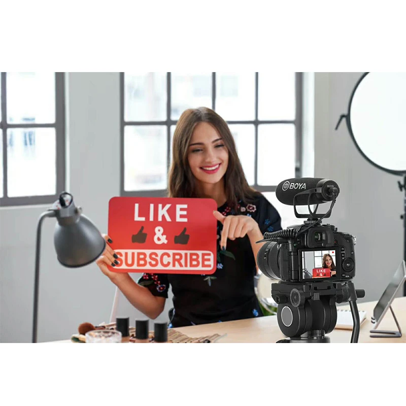 BOYA BY-BM3030 On-Camera Microphone 3.5mm Super