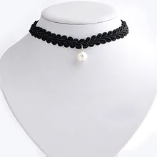 Fashion Black Velvet Ribbon Flat soft Cord Pearl Star Skull Round Heart Pendant Weed Charm 13 Choker Necklace Collares Gothic black leaf pendant cord choker necklace