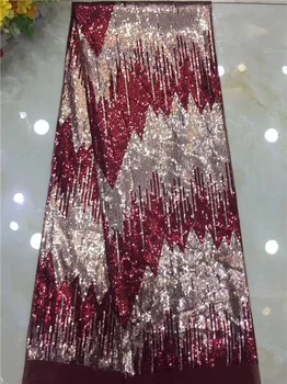 

Excellent party dress material French tulle lace textile fashion net lace lace fabric with sequins PDN467(5yards/lot) many color