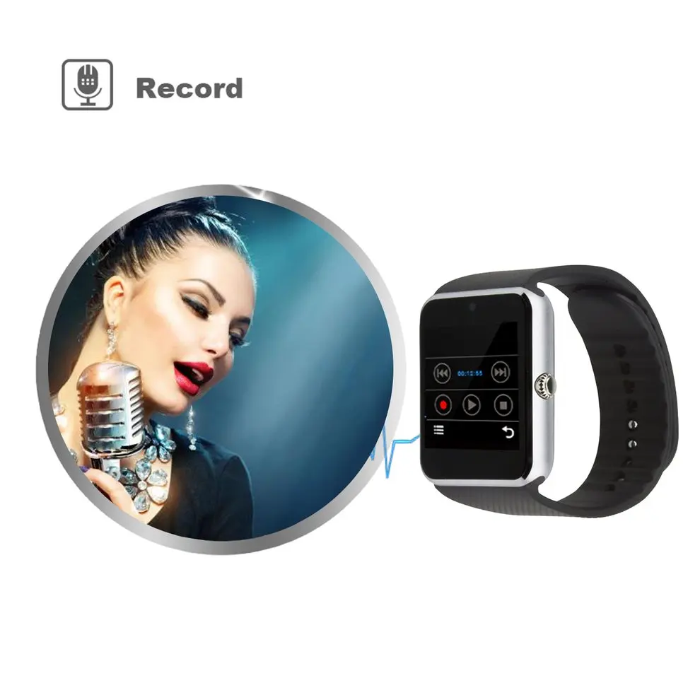 

10PCS Bluetooth Waterproof 4.0 Smart Watch Calls Messages Notification Time Display Waterproof Smart Bracelet With Touch Screen