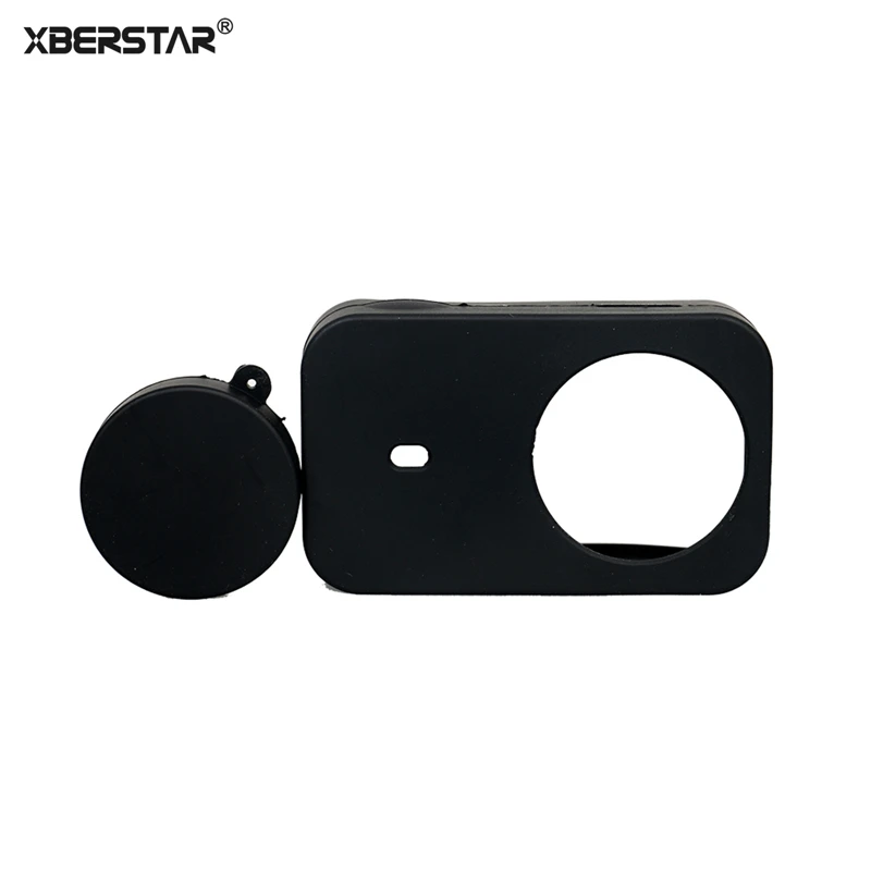 Силиконовый защитный чехол XBERSTAR для Xiaomi Mijia 4K Mini Action Camera + Крышка объектива |