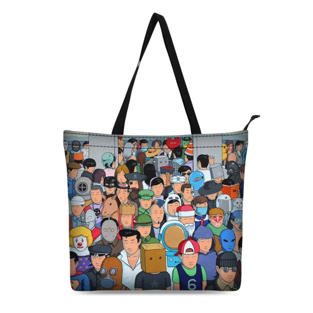 Cartoon canvas bags Clearance