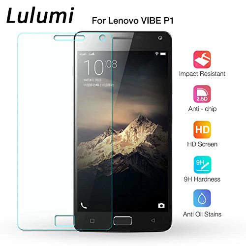 

9H Explosion Proof Tempered Glass Screen Protector Protective Film for Lenovo Vibe P1 P 1 P1a42 P1c72 P1c58 Dual Sim LTE-in