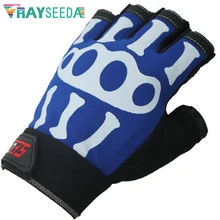 

Rayseeda Women Men Half Finger Fitness Gym Gloves Breathable Weight Lifting Gloves Adjustable Free Size Summer Quick-dry Gloves