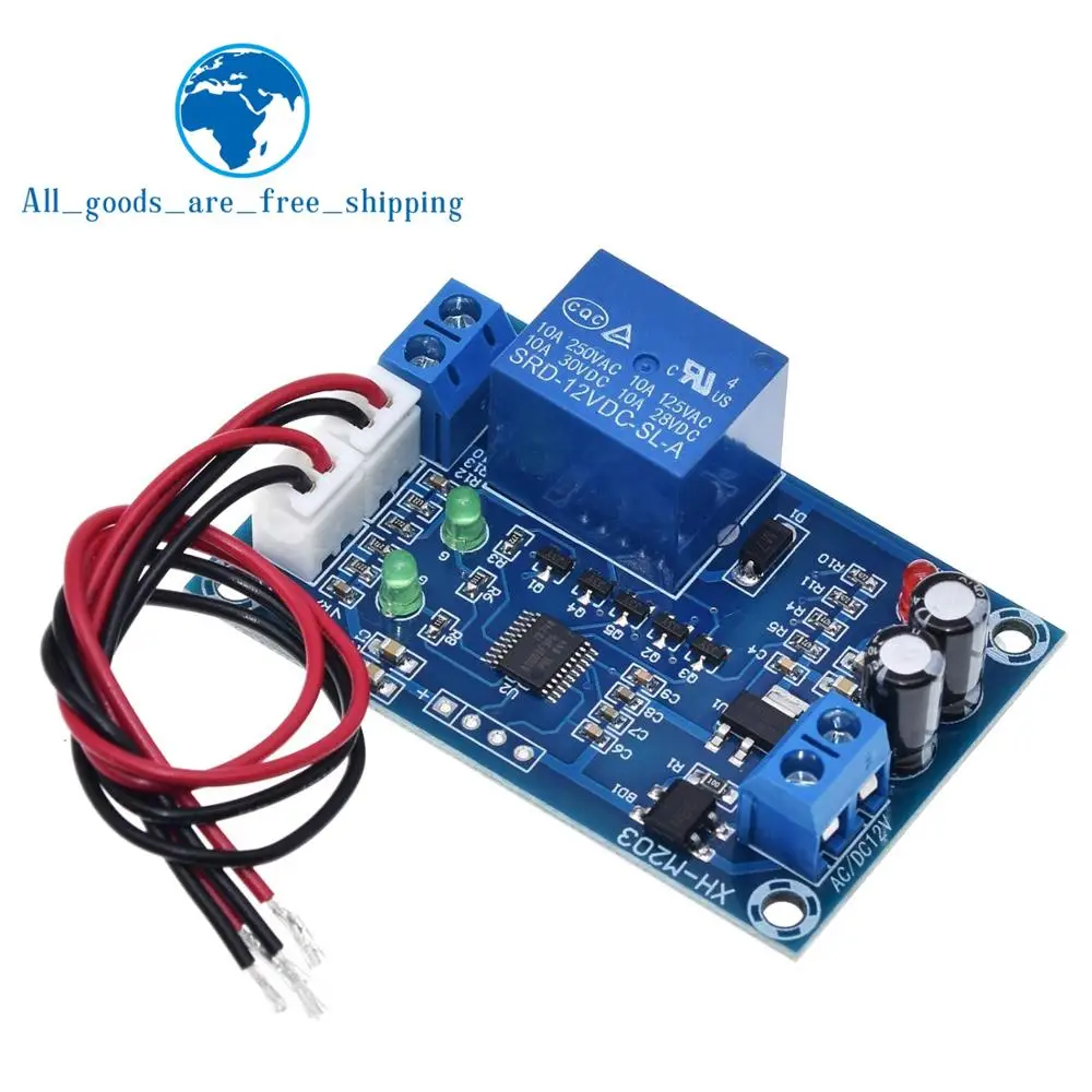 

XH-M203 Full Automatic Water Level Controller Pump Switch Module AC/DC 12V Relay