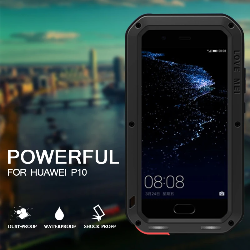 bilder für Ursprüngliche Wasser/Schmutz/Stoßfest Huawei P10 Fall Liebe Mei Ausgestattet Fall Aluminium Metall Cover Unterwassergehäuse für Huawei P10 Funda bilder für Ursprüngliche Wasser/Schmutz/Stoßfest Huawei P10 Fall Liebe Mei Ausgestattet Fall Aluminium Metall Cover Unterwassergehäuse für Huawei P10 Funda