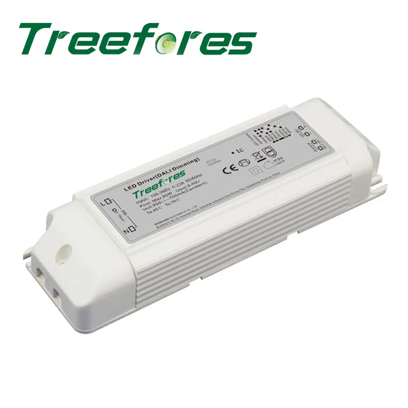 Тонкий светодиодный драйвер 6 Вт 8 10 12 IP67 IP20 DALI Triac 0 в 1 В ШИМ трансформатор с