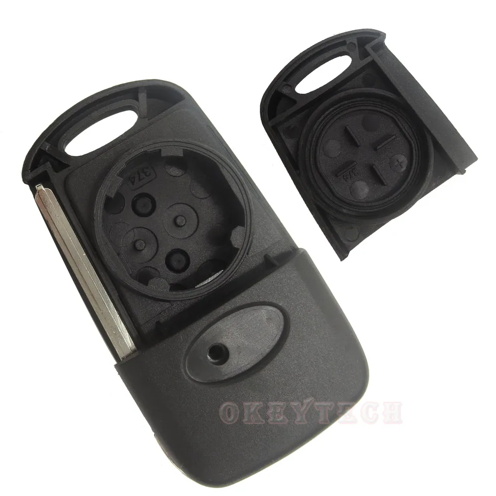 OkeyTech 3 кнопки откидной Складной автомобильный брелок Накладка для Kia Sportage 3 Rio K2 Cerato Ceed Rio Soul ключ для hyundai