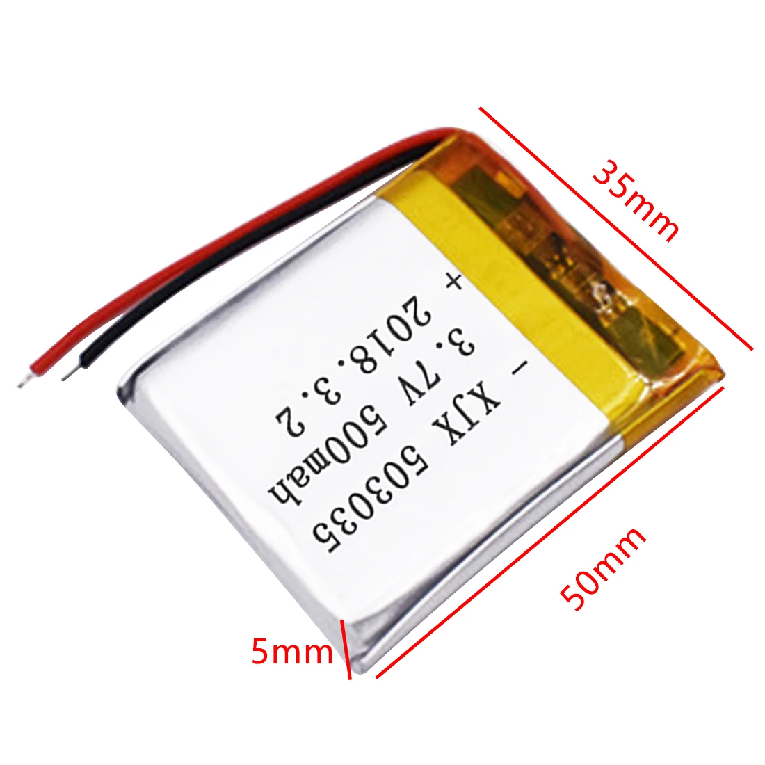 503035 3,7 V 500mAh литий-полимерная батарея 3,7 V Вольт Li po ion Lipo перезаряжаемые батареи для DVD gps навигации