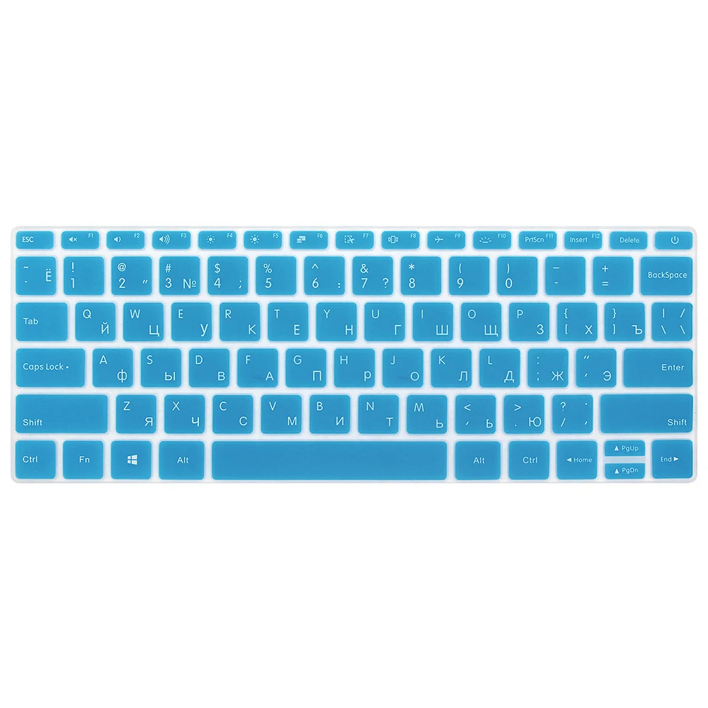 Для Xiaomi Mi ноутбука Air 13 13,3 дюймов ноутбук Русский язык силиконовый чехол для клавиатуры защитная пленка для кожи