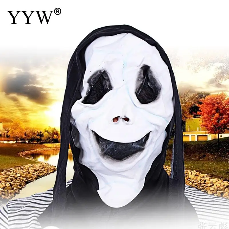 

Halloween Mask Scream Ghost Realistic Latex Masks Mascaras Halloween Scary Mask Horror Mascara Terror Face Cosplay Party Decor