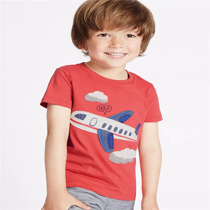 Baby boy summer t shirt cotton applique cute children summer hot