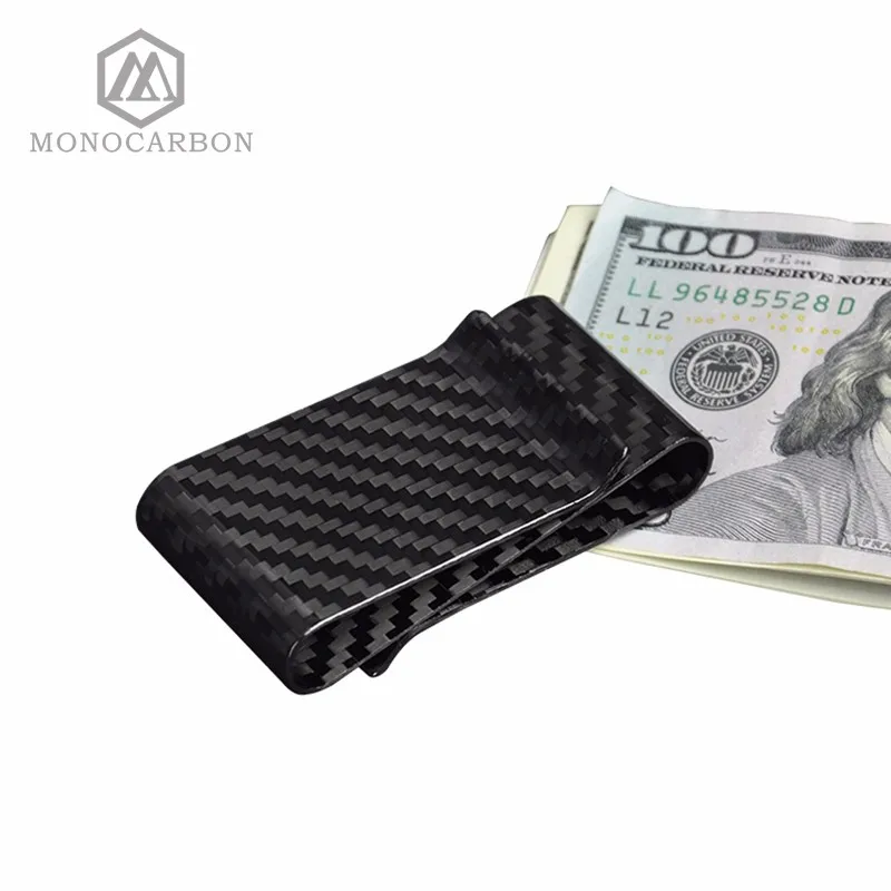 double side carbon fiber money clip (2)