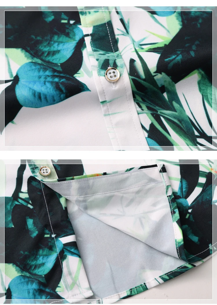 Гавайская рубашка, платье с цветочным принтом, зеленые цветочные мужские рубашки с коротким рукавом, блуза для мужчин, пляжный стиль для отдыха, мода, лето, большие размеры
