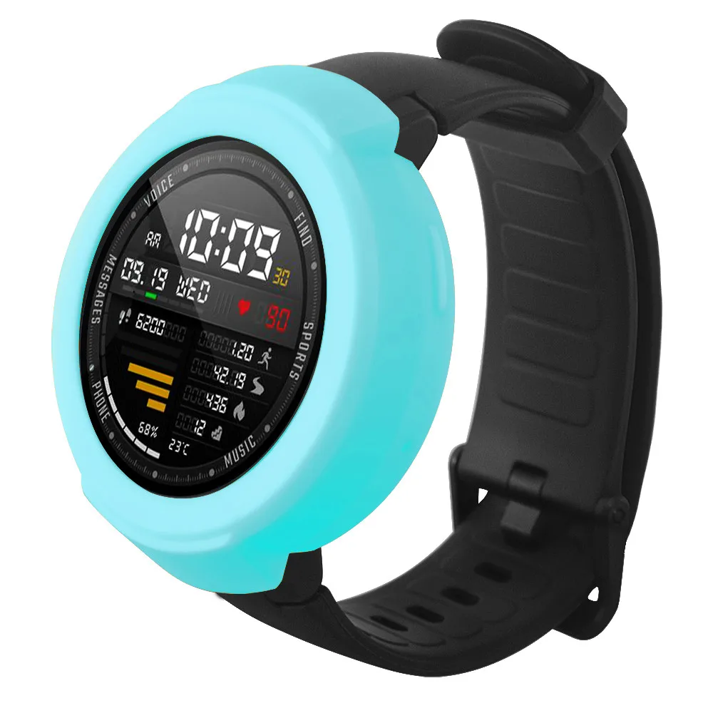 Для Huami Amazfit Verge Смарт-часы мягкие ТПУ Защита силиконовый Полный чехол смарт-часы аксессуары на замену