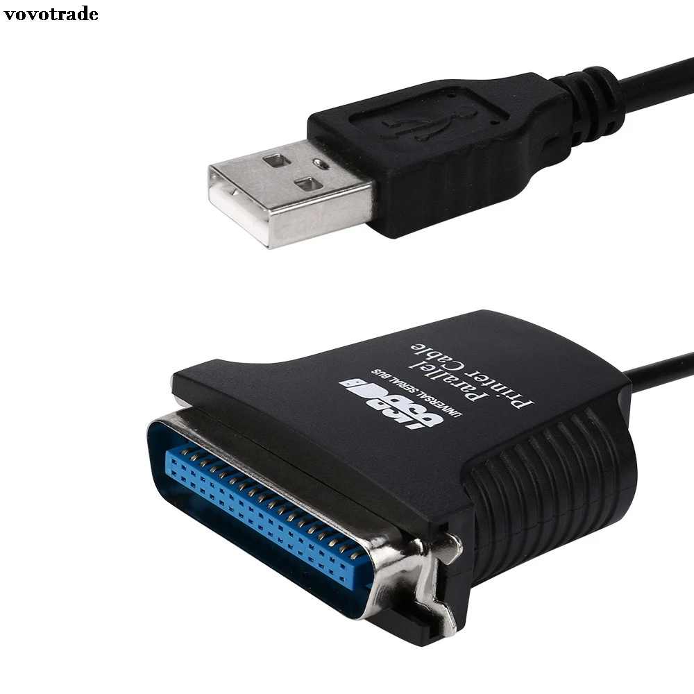 Vovotrad Новый USB в DB36 гнездовой порт параллельный принтер кабель конвертера печати