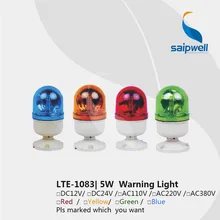 IP54 5 Вт рефлектор концентрации небольшой Размеры Предупреждение светло-Dia.80mm 90~ 130 об/мин(LTE-1083