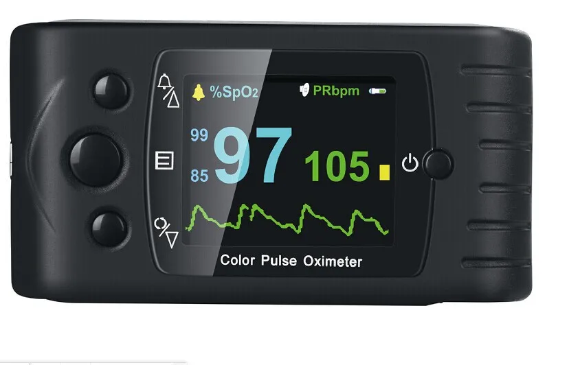 

Hot Sale spo2 fingertip pulse oximeter with USB connect PC softwear CMS60C Handheld blood oxygen Monitor SPO2 pulse rate CE FDA