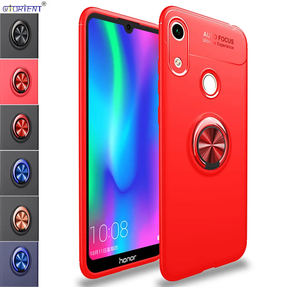 Чехол для Huawei Honor 8A с металлическим кольцом чехол 8 A Pro Y6 2019 чехол-бампер телефона