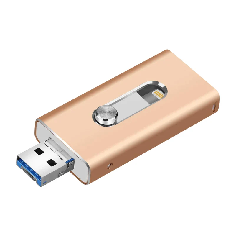 16/32/64GB Storage Flash Drive 128GB 256GB Mini Memory USB Flash Drive Stick For iOS iPhone/iPad/Mac/Android/PC OTG Pendrive