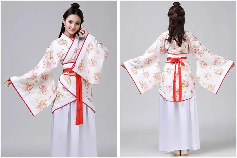 2017 Hanfu Национальный древнекитайский карнавальный костюм Hanfu женская одежда Hanfu китайское платье для выступлений на сцене