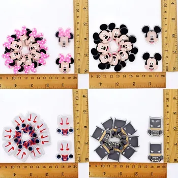 

10pcs Mickey Minnie Batman Antman Piglet Flatback DIY Decorations Stitching Soft Patch Fit Clothes T shirt Pants Bag