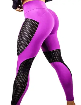

Woman Sports Training Slim Mesh Trousers Quick Drying Tights Pants for Running Jogger Fitness