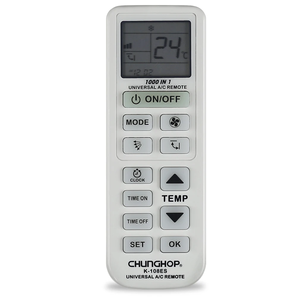 

Universal A/C controller Air Conditioner air conditioning remote control CHUNGHOP K-108es USE FOR toshiba panasonic sanyo