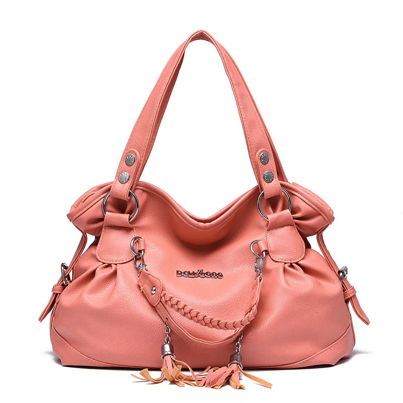 Driga, модные дизайнерские женские сумки, женские Сумки из искусственной кожи, сумки, женские портативные сумки через плечо, офисные женские сумки - Цвет: Розовый