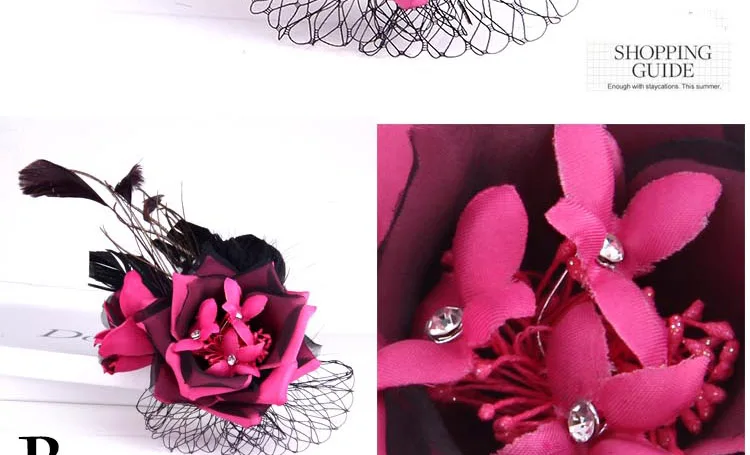 Chian Yu брошь в виде цветка из ткани, высокое качество, броши на булавке для женщин и девушек, модные ювелирные аксессуары