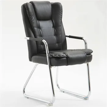 

Office Furniture Computer Chair With Armrest Ergonomic PU Leather Soft Padded High Backrest Meeting Conference Office Chair