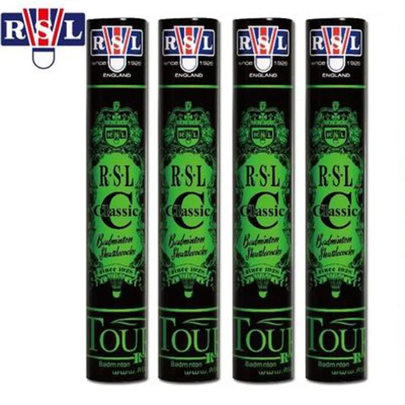 Original RSL de bádminton shuttlecock RSL clásico pluma volante/mejor durabilidad de grado superior de pluma de ganso para el torneo Original RSL de bádminton shuttlecock RSL clásico pluma volante/mejor durabilidad de grado superior de pluma de ganso para el torneo