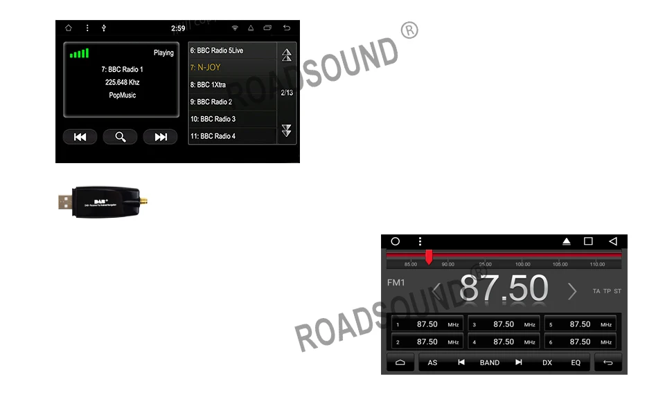 Cheap Android 8.1 Octa Core 7" Smart Multimedia Car DVD Player Radio Stereos GPS for BMW E39 M5 / 7 Series E38 1999 YH39701A 10