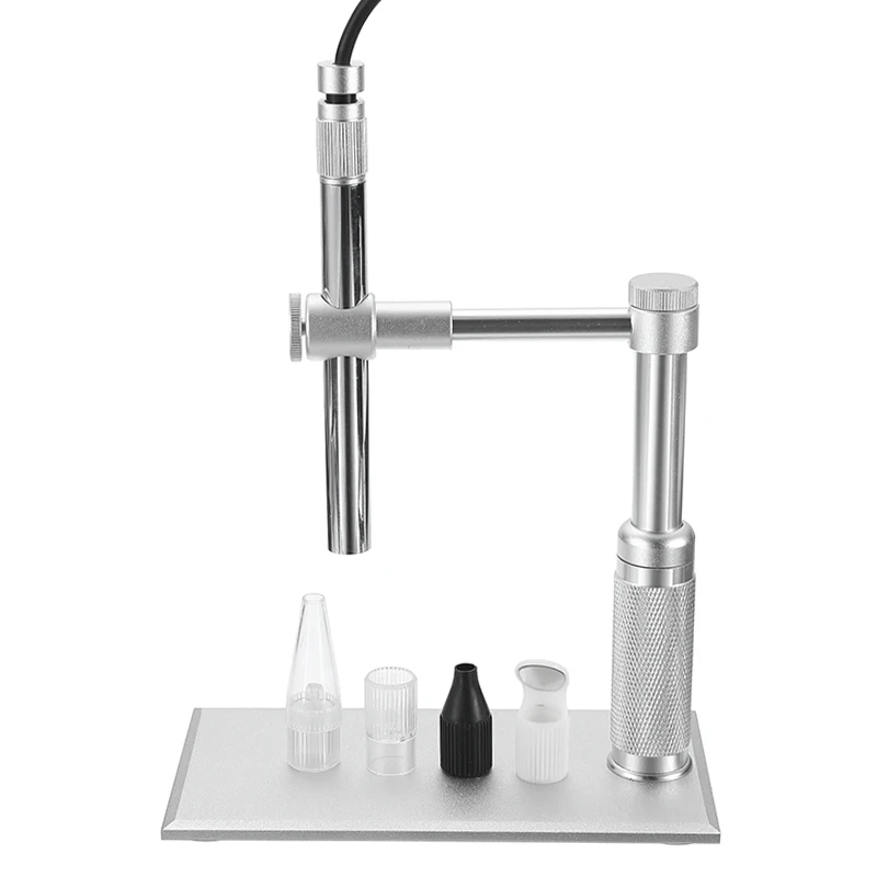 

500X USB Digital Microscope 8LED 2MP Digital Image Processor PCB Inspection Camera Endoscope Loupe Webcam