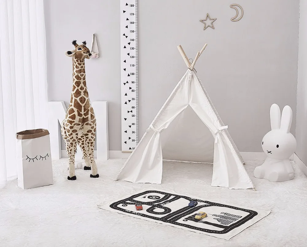 B Road Play Mat Activity Soft Floor Carpet Exploring Crawling Rug for Kid Baby Toddler Boy Girl Bedroom Playroom | Дом и сад